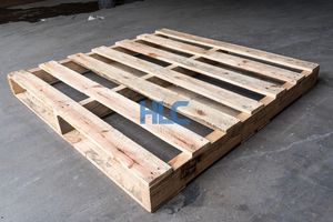 Proveedor de oro Paleta de madera de pino de Acacia natural duradera de tamaño personalizado 1100x1100x135mm Entrada de 4 vías/2 vías para transporte - Product Image 2