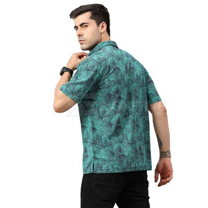 Camisa de Alta Calidad para Hombre con Bolsillo de Tela Tejida con Estampado Personalizado, Manga Corta, Absorbe la Humedad, Tacto Suave para Comodidad Durante Todo el Día - Product Image 2