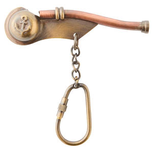 Porte-clés en laiton massif Design vintage élégant Porte-clés artisanal Porte-clés durable Cadeau pour clés - Product Image 4