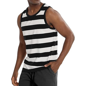 Débardeurs de Fitness pour hommes de haute qualité pour l'entraînement de gymnastique Vêtements de plage Streetwear-Personnalisables pour les hauts de Fitness pour hommes - Product Image 3