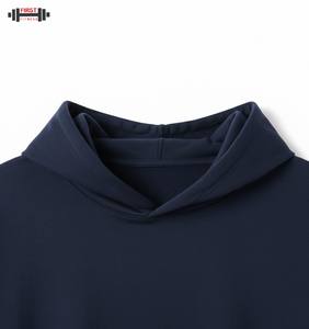 Sudadera con capucha de lana de algodón para hombre de invierno 300gsm secado rápido y transpirable Casual cómodo - Product Image 4