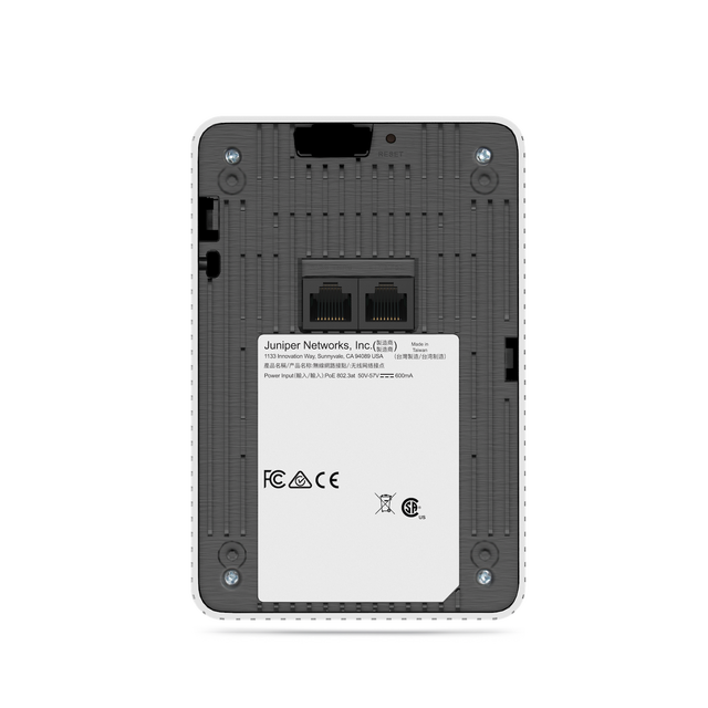 Juniper Enterprise Wireless Access Points AP12-WW Wi-Fi 6 802.11ax Wall Plate Dual-Band Wave2 MU-MIMO Dedicated Access Point