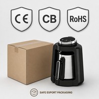 Cafetière à service unique à extraction lente, style turc, en acier inoxydable, pour la maison et l'hôtel