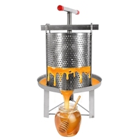 Presse à cire d'abeille manuelle, machine à presser la cire d'abeille et le miel