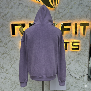 Precio de fábrica, calidad profesional, la más demandada, Sudadera con capucha con cremallera púrpura, sudaderas con capucha impresas hechas en fábrica a precio barato, sudaderas con capucha para hombres - Product Image 2