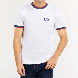 OEM Logo personnalisé pour hommes 100% coton à manches courtes T-shirts à séchage rapide Tarif de gros 2025 - Product Image 1