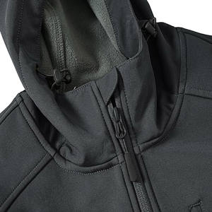 Avec capuche Style extérieur Veste Softshell OEM Dernière nouvelle conception Custom Made Adults Wear Softshell Jacket - Product Image 3