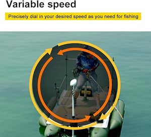 100% xác thực mới 12V 55lbs 48 "trục cung gắn động cơ trolling điện với <span class=keywords><strong>2</strong></span>.4G điều khiển từ xa di động - Product Image 6