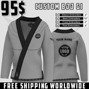Venta al por mayor personalizado Jiu-Jitsu Kimono personalizado BJJ Gi trajes brasileño Jui Jitsu uniforme Judo Kimono uniforme de artes marciales desgaste - Product Image 2