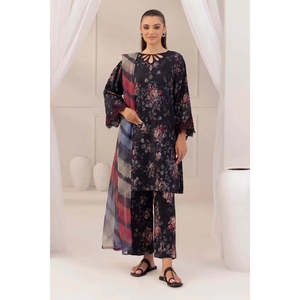 Conjuntos de Trajes para Mujer BAR0QUE EMBROIDERED LAWN Edición '25-TC-1224 - Product Image 1