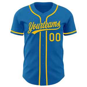 Uniforme de béisbol personalizado con botones completos para hombres con logotipo de equipo sublimado y nombre de jugador hecho de poliéster de secado rápido OEM - Product Image 4