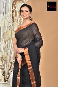 Sari de Algodón Mal de Verano, Vestido Tejido Ecológico para Niñas y Mujeres, Bodas y Ocasiones Especiales - Product Image 3