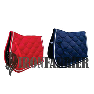 Meilleur prix du fabricant Tissu satiné Équestre Équitation Saut Tapis de selle Toutes les tailles et couleurs disponibles - Product Image 4