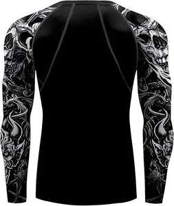 Vêtement de compression unisexe en gros : Rashguard à manches longues avec protection UPF 50+ pour entraînement et natation, personnalisable avec logo de marque - Product Image 5