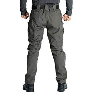 Pantalon tactique léger en coton pour hommes, pantalon cargo de chasse, imprimé sur mesure, taille moyenne ample, avant plat, style décontracté pour la chasse - Product Image 1