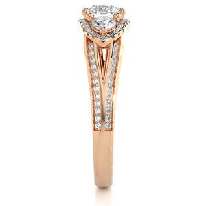 แหวนหมั้นเพชรทรงคุชชั่นรูปทรงยาว 5 กะรัต สำหรับผู้หญิง เครื่องประดับอัญมณีชั้นดี แหวนแต่งงานหรูหราสั่งทำพิเศษ ทอง 14K 18K  เพชรโมอิสซาไนต์ VVS - Product Image 5