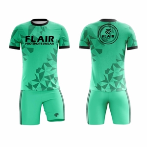 La mejor calidad, diseño personalizado, transpirable, comodidad, conjuntos de uniformes de camiseta de fútbol, servicio OEM para jóvenes, jugadores masculinos, corte automatizado - Product Image 3
