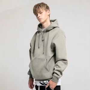 Sweat à capuche surdimensionné vintage en molleton de coton 100% personnalisé de luxe, broderie, streetwear d'hiver - Product Image 1