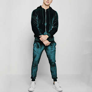 ชุดวอร์มผ้ากำมะหยี่สำหรับผู้ชายชุดวอร์มผ้ากำมะหยี่หนาสำหรับฤดูหนาว - Product Image 6