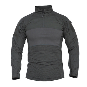 Camisa de manga larga transpirable para senderismo personalizada con múltiples bolsillos para caza, senderismo y camping Precio al por mayor OEM - Product Image 5