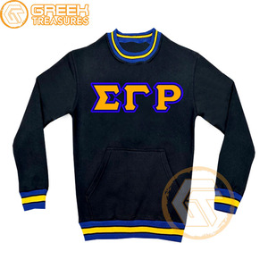 Sudadera bordada de lana de algodón Sigma Gamma Rho personalizada, suéter de alta calidad de hermandad, ropa griega, sudaderas para mujer - Product Image 6