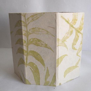 Hemp Fiber <b>Paper</b> Handmade Leaves Impressions All Over Flower Pots Customize Foldable Planters For Decoration And Gifting - Product Image 1