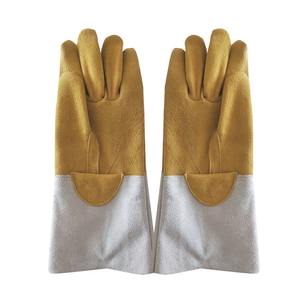 Meilleures ventes de gants de soudage en cuir de service OEM avec respirabilité et prise en main Gants de soudage antidérapants résistants à la chaleur - Product Image 4