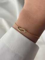 Bracelet à maillons minimalistes bohèmes en argent sterling 925 plaqué or 14 carats, bijoux tendance pour femmes et filles, à porter au quotidien, pour un anniversaire