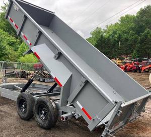 Remolque Volquete de Alta Gama 2024 Más Vendido con Motorreductor 716, 14K GVW, Eje Tándem de 7 Toneladas, Laterales de 2 pies, Hidráulico de Servicio Pesado - Product Image 3