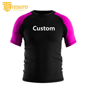 Nuevo diseño de ropa de compresión Rash Guard para mujeres tamaño adulto Slim Fit cómodo y transpirable Rash Guard y camisas personalizadas - Product Image 4