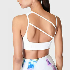 Sujetador de gimnasio supersuave de moda para mujer, sujetadores deportivos transpirables para Fitness y Yoga, servicio OEM 2025 - Product Image 2