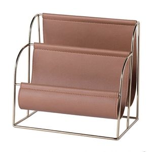 ชั้นวางนิตยสารทำจากหนังโลหะสีน้ำเงินชั้นวางหนังสือพิมพ์สีฟ้า - Product Image 2