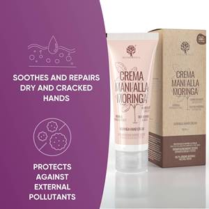 Crema de Manos Moringa para Piel Seca y Agrietada | Manteca de Karité, Aceite de Almendras, Extracto de Moringa, 50ml-Alta Calidad Italiana-RedMoringa - Product Image 2