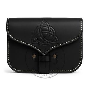 Sacoche de ceinture en cuir véritable artisanale, imperméable, grande capacité, pour couteau et outils, avec logo ODM, commande en gros, utilitaire EDC pour chasseurs - Product Image 1