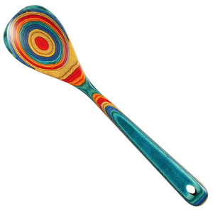 Acacia Wood <b>Spoon</b> Enamel Printed Gift Set Eco-friendly Wooden Printed <b>Serving</b> <b>Spoon</b> Wholesale Supplier - Product Image 1