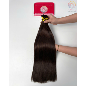 ผมเวียดนามเรียงตามหนัง100% ระดับพรีเมี่ยมผมดิบ #4สีธรรมชาติเนื้อตรงธรรมชาติผมลอนธรรมชาติผู้บริจาค1คน - Product Image 5