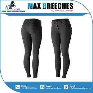 Pantalones de montar a caballo a la moda para hombre, parche de rodilla con logotipo personalizado, Material de cuero indio de silicona, protectores de piernas, calentadores de protección - Product Image 4