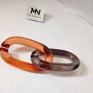 MN EXPORTS งานฝีมือตกแต่งผนังแบบโมเดิร์นด้วยเรซิ่นรูปโซ่ เป็นมิตรกับสิ่งแวดล้อม คุณภาพสูง ล้างทำความสะอาดได้ มีทุกขนาดและสี สำหรับตกแต่งบ้านในเทศกาลดีวาลี - Product Image 4