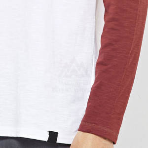 Camiseta de manga larga con diseño de tu propio logotipo Camiseta estampada de corte holgado para hombre Camiseta de manga larga con cuello redondo - Product Image 5