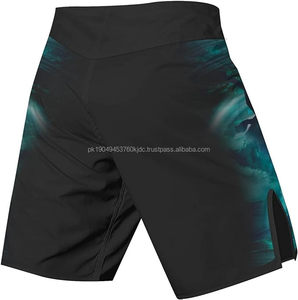 OEM/ODM NOGI Essential-Short de Grappling MMA personnalisable, vêtements de sport à sublimation pour hommes et femmes adultes, vêtements d'arts martiaux en polyester - Product Image 3