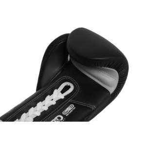 Gants de boxe en cuir Rumble 12 oz avec lacets au poignet, logo personnalisé, confortables et extensibles pour le kickboxing et le MMA, motif imprimé - Product Image 2