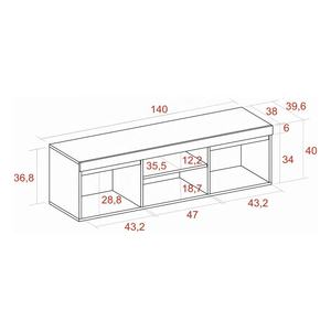 Meuble de salon moderne en chêne, meuble bas pour téléviseur, console multimédia en bois, <span class=keywords><strong>support</strong></span> de télévision, armoire - Product Image 6