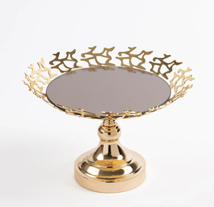 Tazón para servir frutas con borde perforado de latón de alta calidad de diseño moderno Tazón de fruta de diseño premium de alta calidad de lujo de estilo moderno - Product Image 1