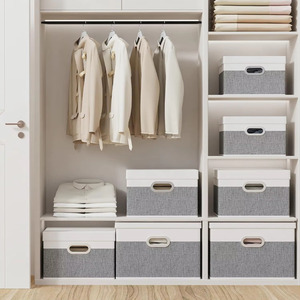 กล่องเก็บของตู้เสื้อผ้าในห้องนอนแบบเวียดนามกล่องพับเก็บได้สำหรับใส่เสื้อผ้ากางเกงยีนส์สเวตเตอร์และลิ้นชัก - Product Image 2