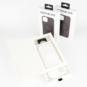 Rỗng di động điện thoại di động Trường hợp hộp gói với móc áo biểu tượng tùy chỉnh giấy cứng nhắc ngăn kéo Hộp bao bì trượt ra hộp giấy - Product Image 6