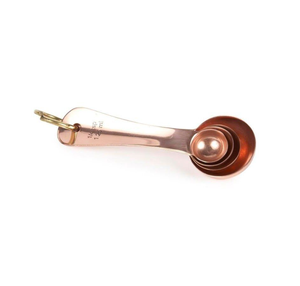 Cuillère à mesurer en cuivre personnalisée gravée au design parfait pour les outils de cuisine et de cuisine au prix le plus bas - Product Image 4