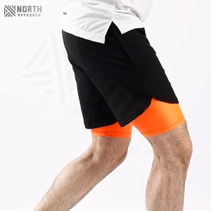 กางเกงขาสั้นวิ่งลำลองสำหรับผู้ชาย ออกกำลังกาย ฟิตเนส เล่นกีฬา แห้งเร็ว ผ้าโพลีเอสเตอร์/ผ้าฝ้าย สำหรับฤดูร้อน - Product Image 5