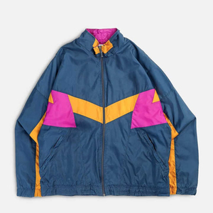 Chaqueta de invierno de calidad premium para hombre a precio barato, cortavientos con logotipo estampado informal, cremallera personalizada, diseño de color de punto - Product Image 3