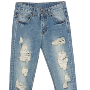 Nuevos pantalones vaqueros desgastados rasgados 2023 para hombres - Product Image 2