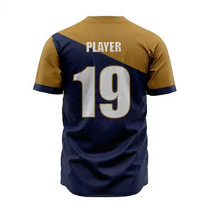 Ensemble d'uniformes de baseball personnalisés en gros, disponible en couleurs personnalisées avec un matériau respirant pour les équipes de jeunes et d'adultes - Product Image 5